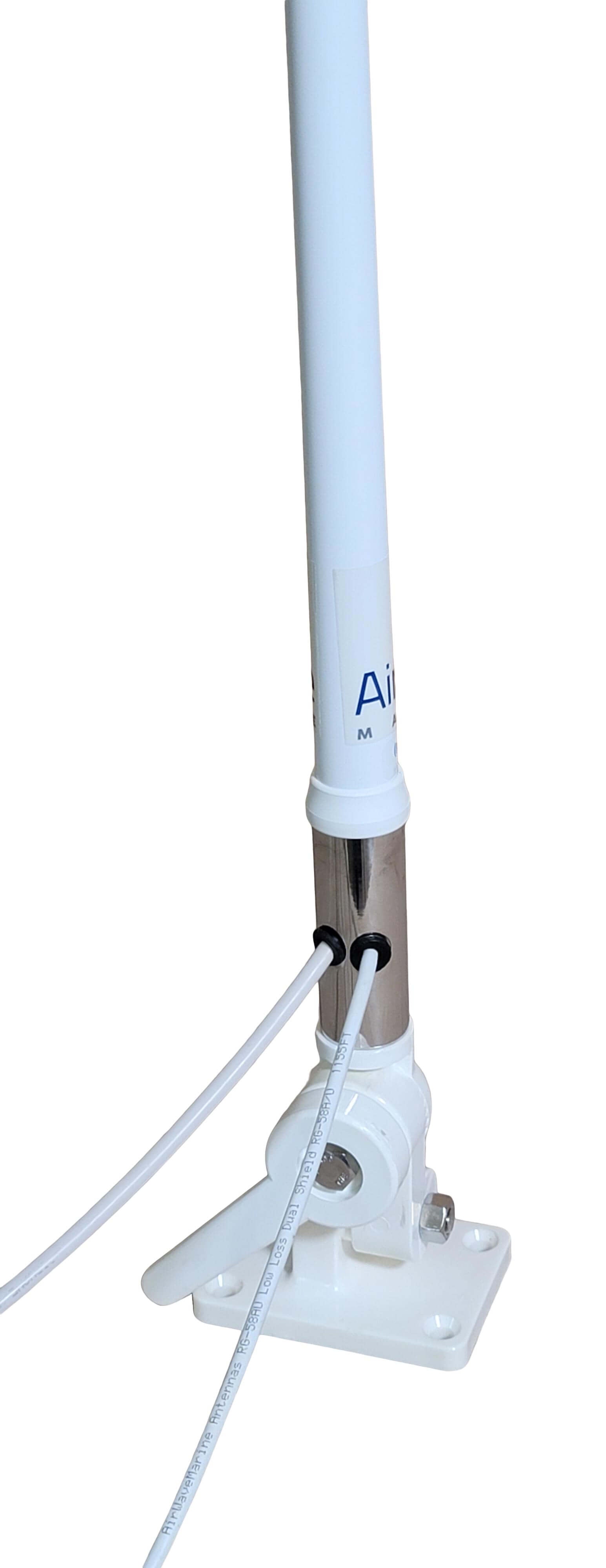 Marine SiriusXM Radio AM FM Combo Antenna with Fiberglass Mast