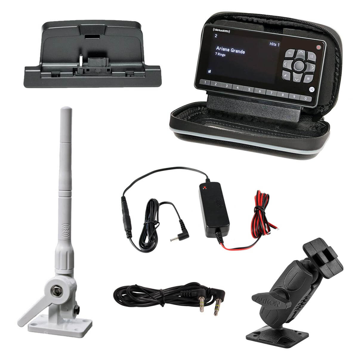 SiriusXM Radio Marine Kit with Water Resistant Case and Antenna