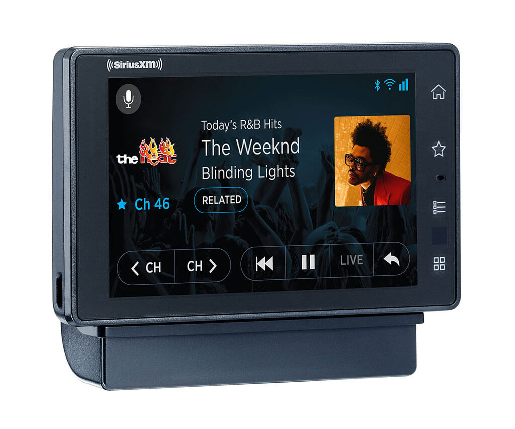 The TOUR Radio offers a wide variety of features including Bluetooth and Pandora