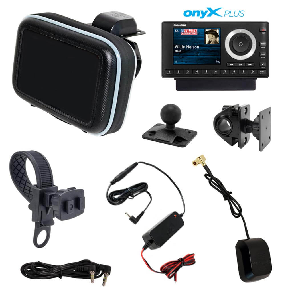 onyX PLUS SiriusXM Satellite Radio Motorcycle Installation Kit