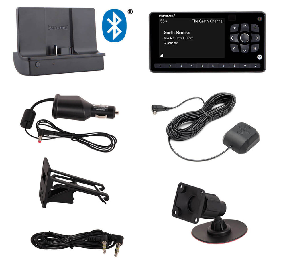 onyX EZR SiriusXM Satellite Radio Receiver with Bluetooth DOck and Car Kit