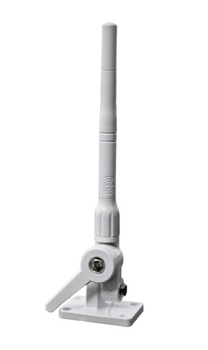 Pole mast satellite radio boat antenna