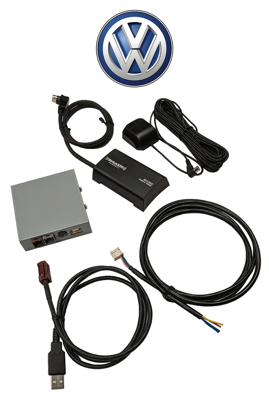 With the translator and SiriusXM SXV300 tuner you get a clean installation which allows you to use factory controls in a Volkswagen Factory OEM radio